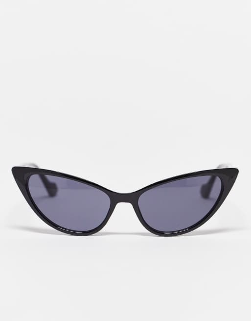 Gafas de sol estilo ojos de gato negras de AJ Morgan, 3 de 4