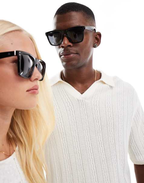 Gafas de sol grandes negras cuadradas Kraz de Aire - view 1