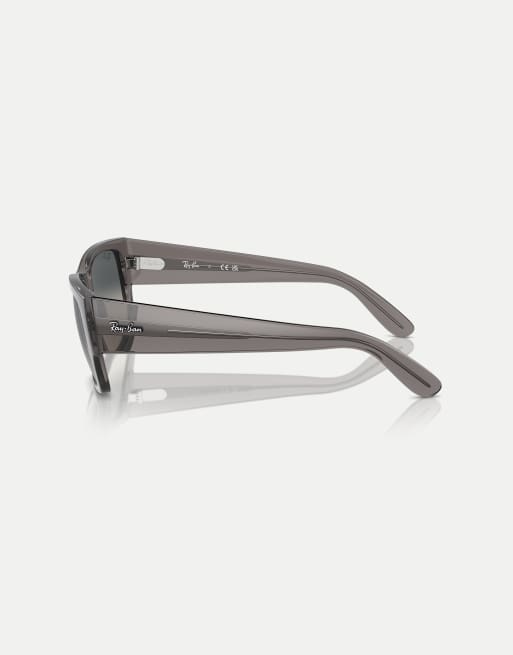 Gafas de sol gris oscuro ópalo rectangulares con lentes grises Carlos de Ray-Ban, 2 de 3