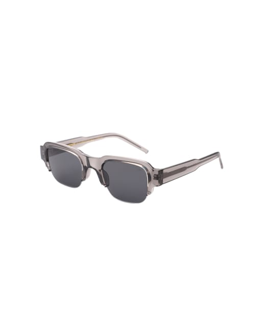Gafas de sol gris transparente rectangulares Hold de A.kjaerbede