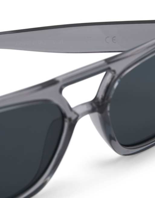 Gafas de sol grises rectangulares de Jack & Jones, 3 de 7