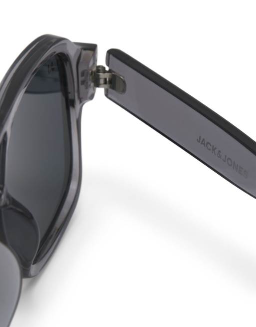 Gafas de sol grises rectangulares de Jack & Jones, 5 de 7