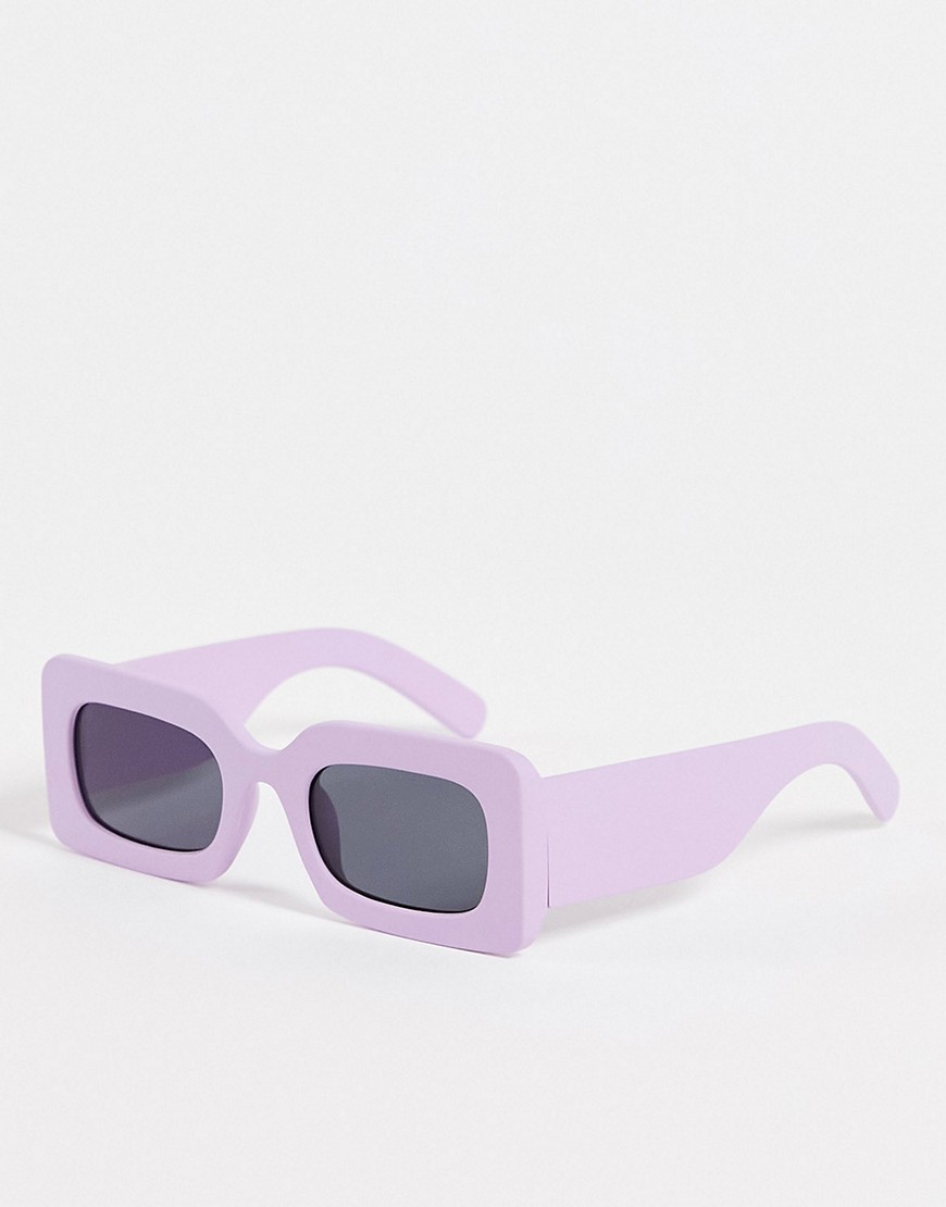 Gafas de sol lilas cuadradas para mujer de Jeepers Peepers-Violeta