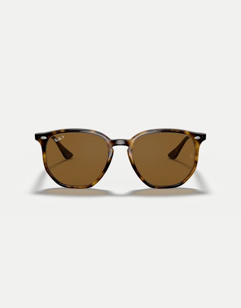 Gafas de sol marrón claro Habana irregulares con lentes marrones polarizadas RB4306 de Ray-Ban - view 1
