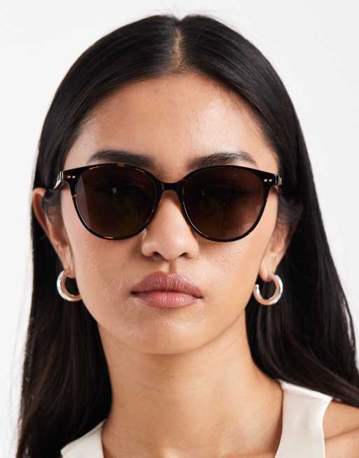 Gafas de sol marrón Havana efecto carey Panthos de Tommy Hilfiger, 3 de 3