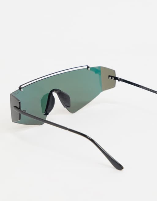 Gafas de sol multicolor de estilo visera Transcend de Quay, 2 de 4