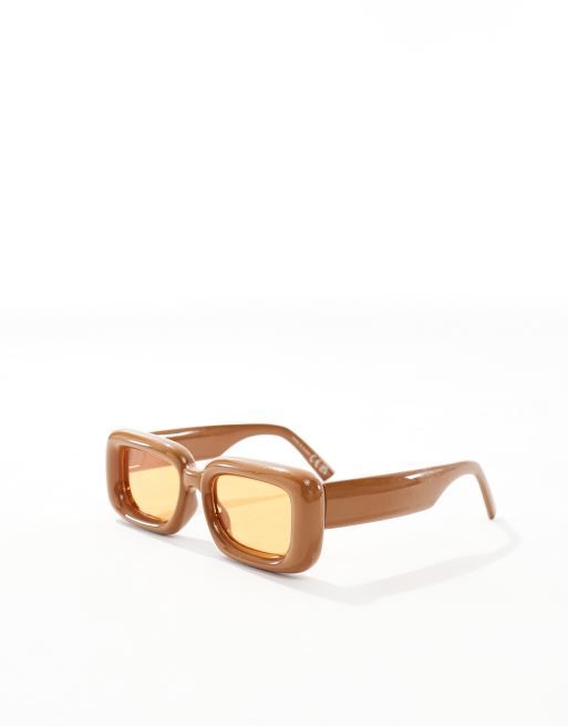 Gafas de sol naranjas con montura abombada de River Island, 4 de 4