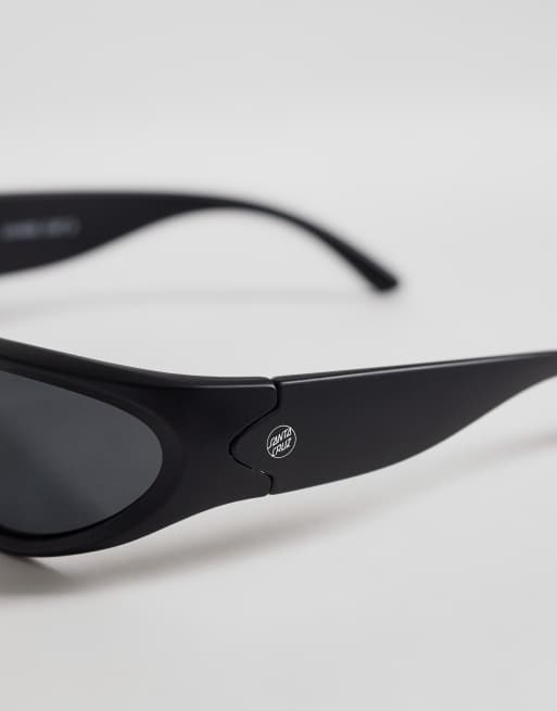 Gafas de sol negras con diseño envolvente Opus Dot de Santa Cruz, 2 de 3