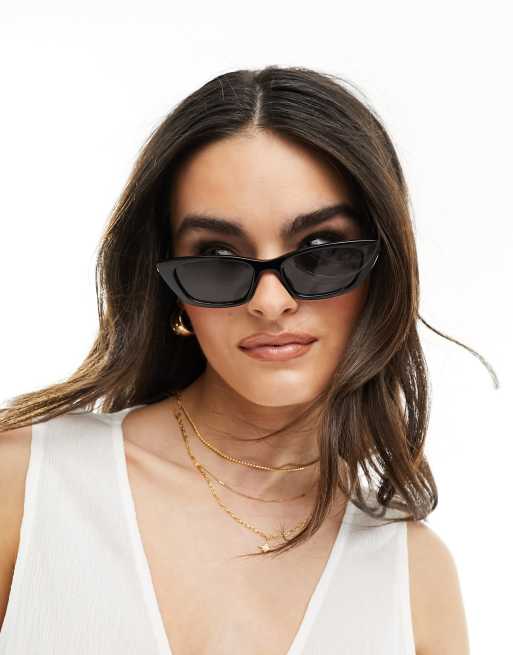 Gafas de sol negras con montura estrecha Titania de AIRE