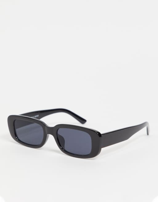 Gafas de sol negras con montura rectangular de Monki
