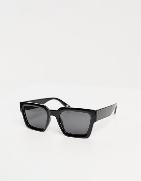Womens Black Cat-eye Sunglasses