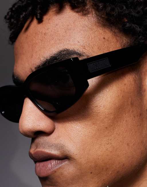 Gafas de sol negras cuadradas de Moschino , 2 de 3