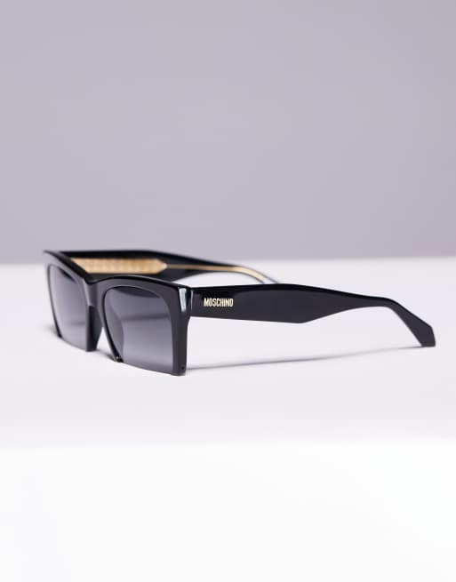 Gafas de sol negras cuadradas de Moschino, 3 de 3