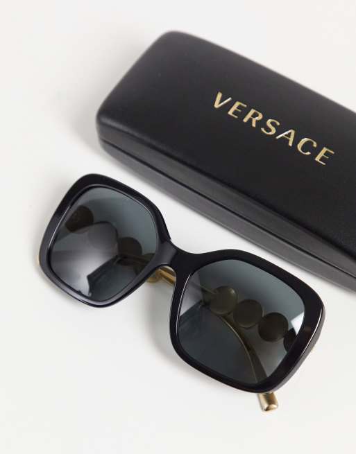 Gafas de sol cuadradas extragrandes de mujer 0VE4375 de Versace | ASOS