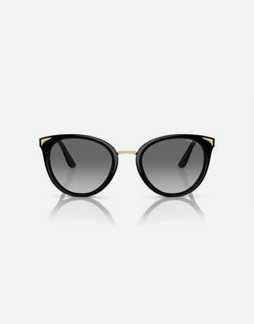 Gafas de sol negras estilo mariposa con lentes grises VO5230S de Vogue