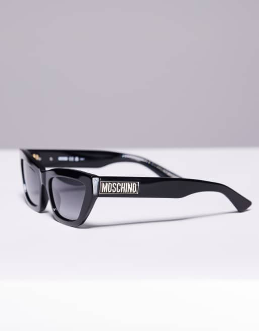 Gafas de sol negras estilo ojos de gato de Moschino, 2 de 3