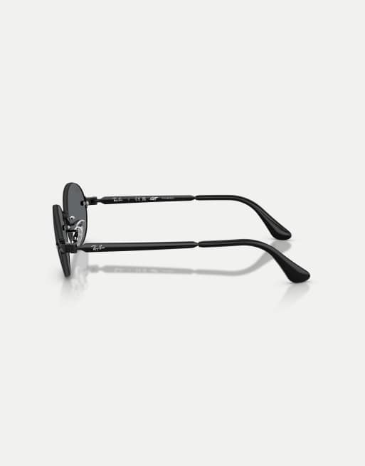 Gafas de sol negras ovaladas con lentes grises polarizadas RB3929 de Ray-Ban, 3 de 3