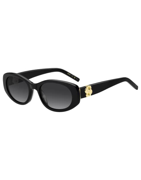 Gafas de sol negras ovaladas de BOSS - view 1