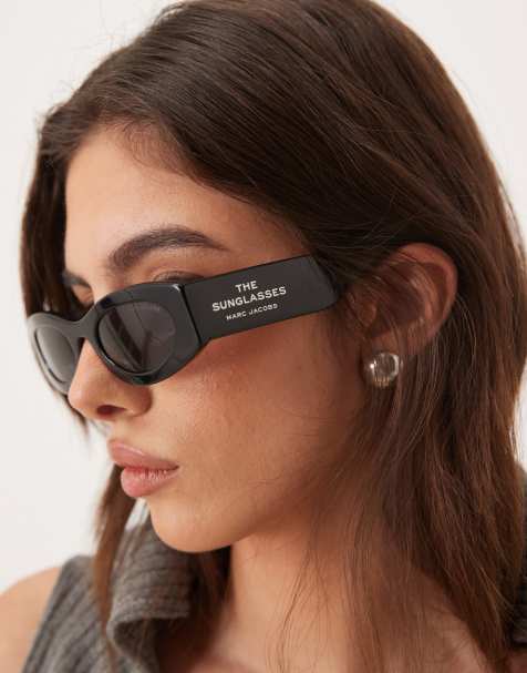 Gafas de sol negras ovaladas de Marc Jacobs - view 1