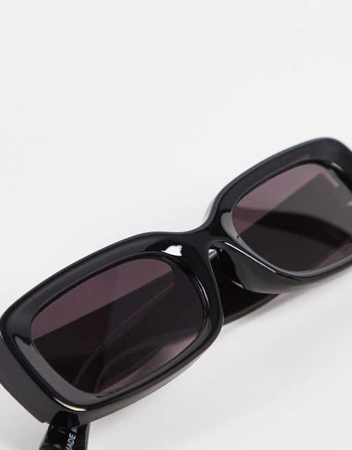 Gafas negras rectangulares new arrivals