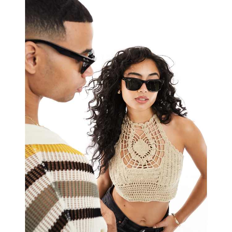 Gafas de sol negras Reverse Wayfarer de Ray-Ban ASOS