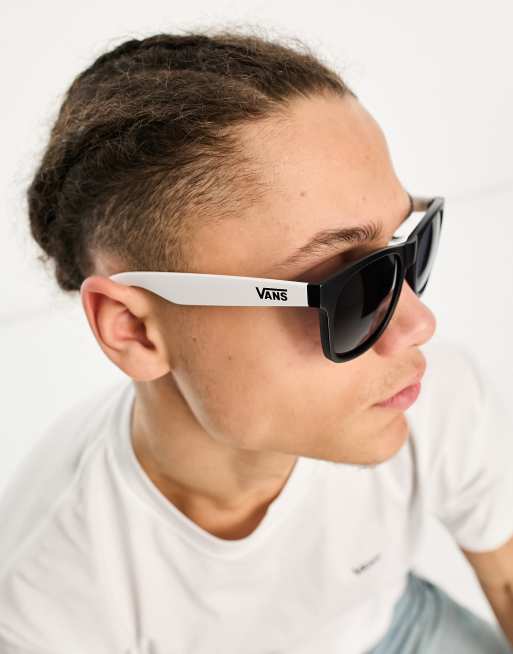 Gafas de sol negras y blancas Spicoli 4 de Vans ASOS