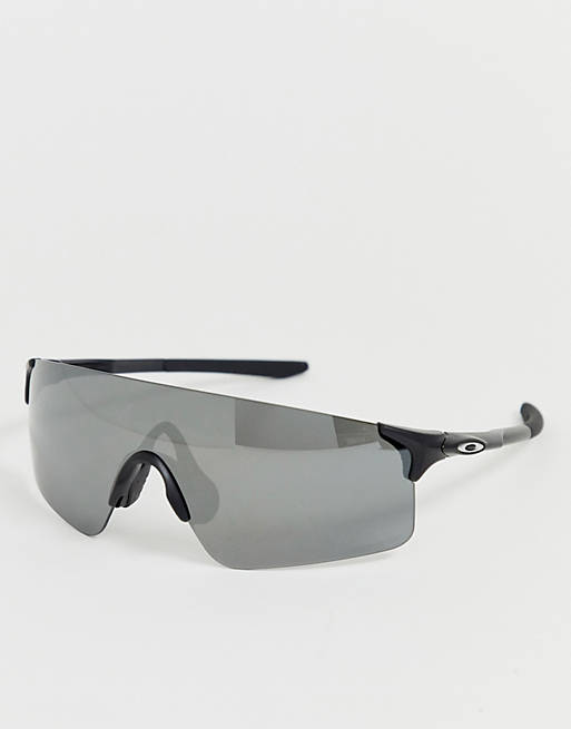 Creo que estoy enfermo pavo instructor Gafas de sol negro mate con lentes negras de prisma EVZero Blades de Oakley  | ASOS