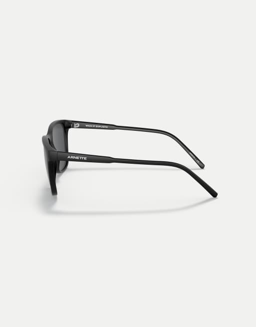 Gafas de sol negro mate cuadradas con lentes grises Cortex de Arnette, 3 de 3