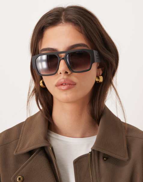 Gafas de sol negro mate estilo aviador de Marc Jacobs - view 1