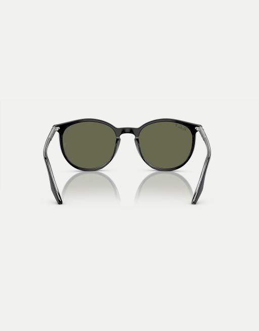 Gafas de sol negro transparente con lentes verdes polarizadas Phantos de Ray-Ban, 4 de 4