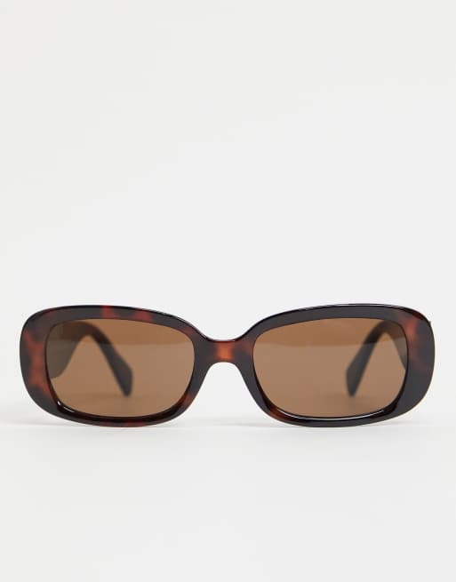 Gafas de sol ovaladas de carey Run de Weekday, 2 de 4