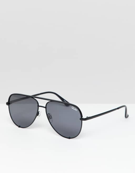 Gafas de sol pequeñas de aviador High Key de Quay Australia