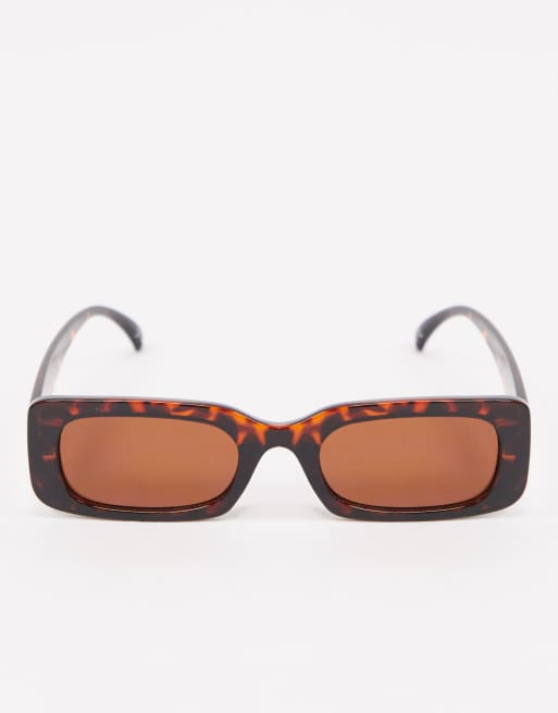 Gafas de sol rectangulares de carey de New Look, 4 de 4