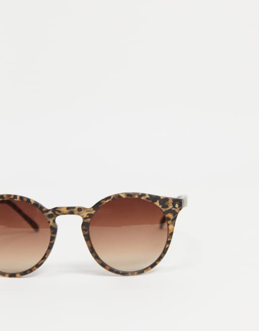 Gafas discount redondas leopardo