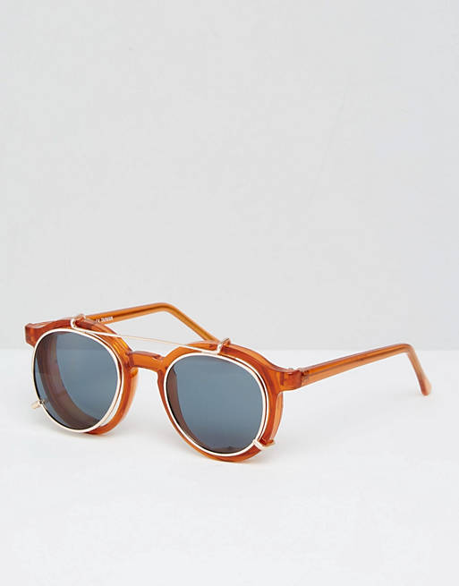 inferencia Circulo pestaña Gafas de sol redondas con lentes de quita y pon de Spitfire | ASOS