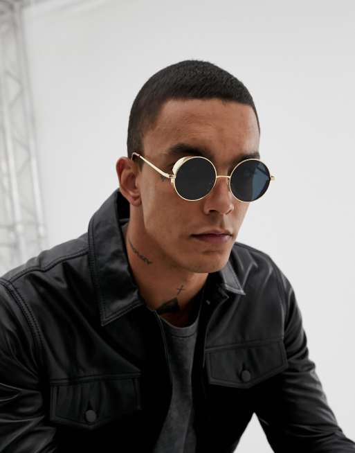 Lentes de sol con cuero online lateral