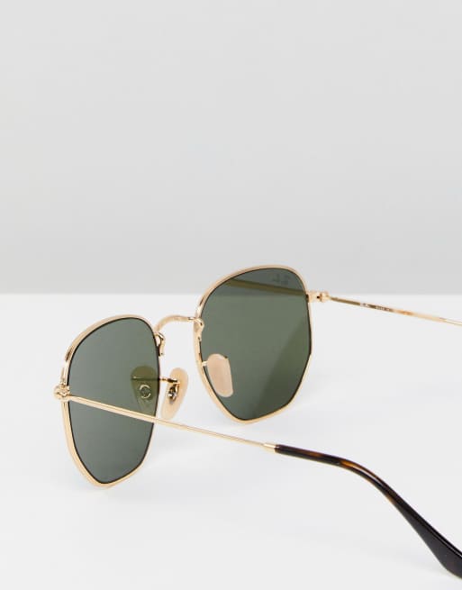 Ray ban redondas online doradas