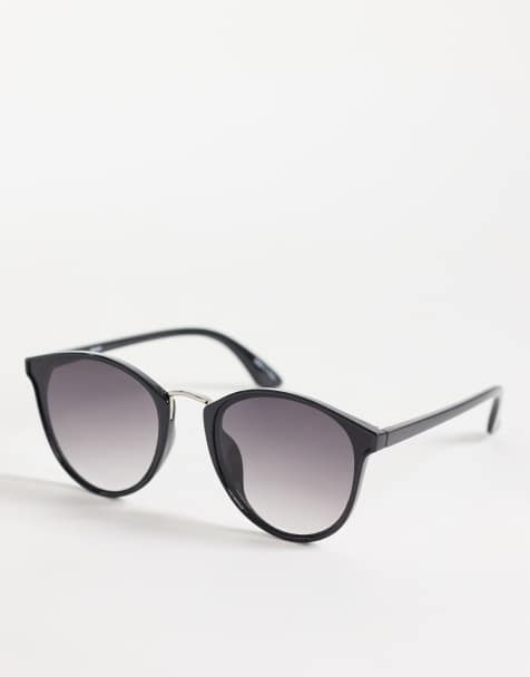 Gafas de sol redondas en negro de Pieces - view 1