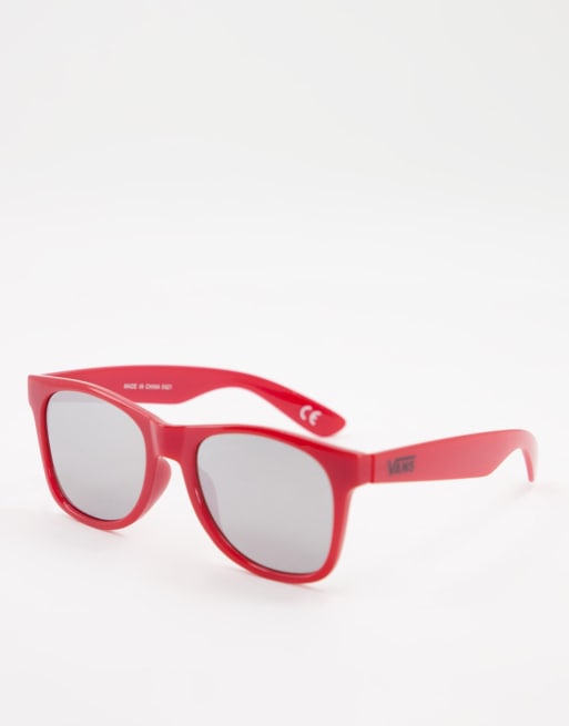 Gafas de sol rojas con montura plana Spicoli de Vans