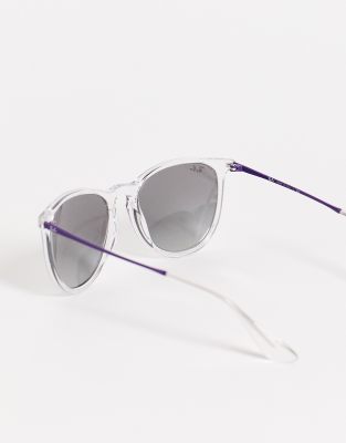 montura ray ban transparente