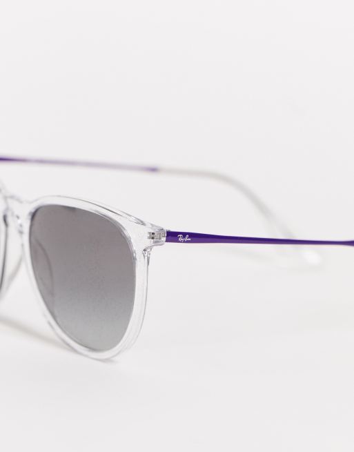 Gafas ray discount ban mujer transparentes