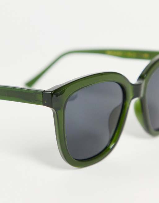 Gafas de verde oscuro para mujer lentes redondas Billy | ASOS