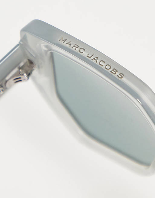 Accesorios Gafas de sol Gafas de sol cuadradas Marc Jacobs Gafas de sol cuadradas color plata look casual 