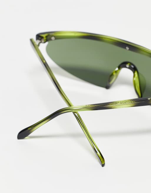 de sol verdes estilo visera de ASOS