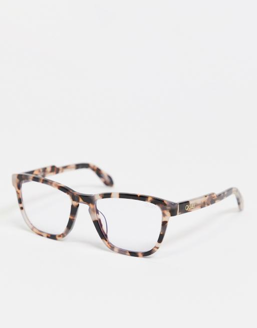 Gafas marrones para mujer con filtro de Hardwire de Quay ASOS