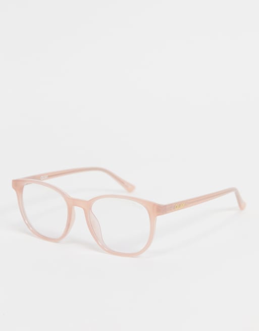 Gafas para luz azul de color rubor unisex redondas Blueprint de Quay