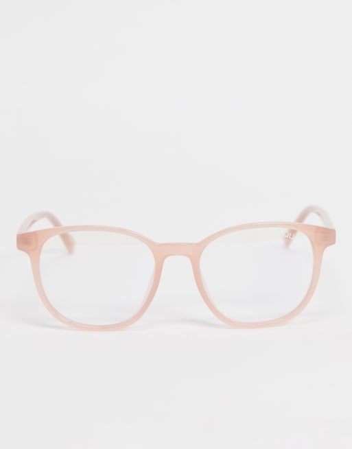 Gafas para luz azul de color rubor unisex redondas Blueprint de Quay, 2 de 4