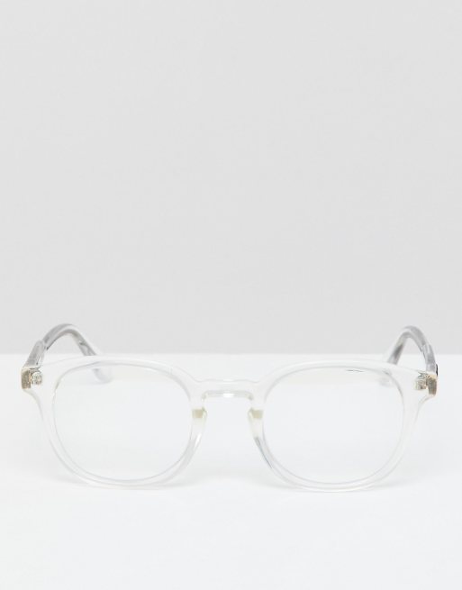 Gafas transparentes cuadradas con bloqueador de luz azul Walk On de Quay Australia, 2 de 4