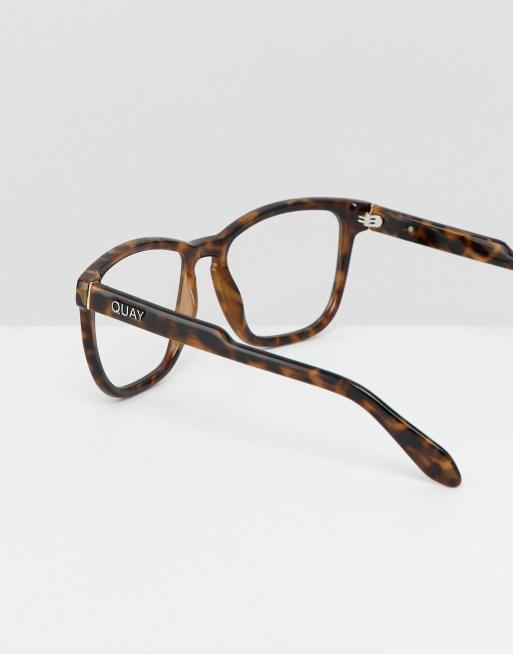 Gafas transparentes de carey con bloqueador de luz azul Hardwire de Quay Australia, 2 de 4