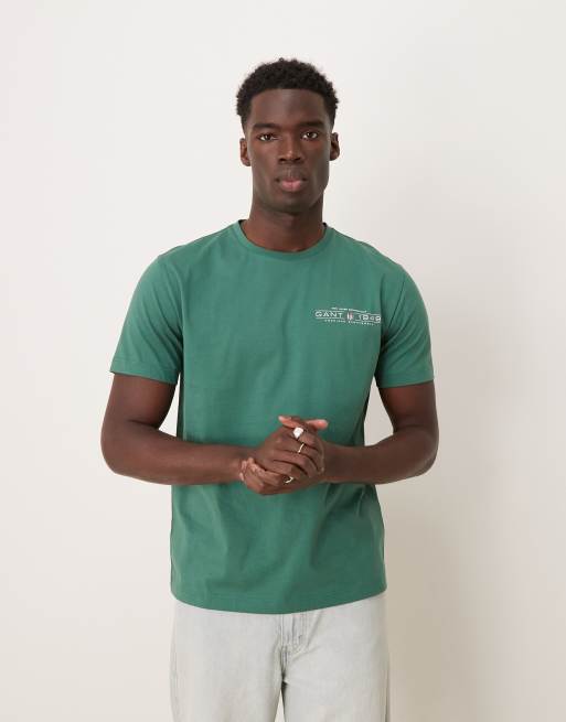 GANT 1949 logo t-shirt in green